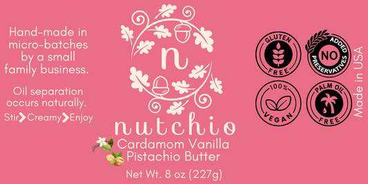 Cardamom Vanilla Pistachio Butter