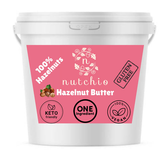 Hazelnut Butter (100% Hazelnuts) Wholesale - 4 lbs Jar